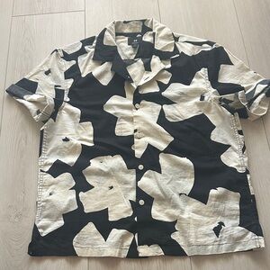 H&M Black and White Men's Shirt